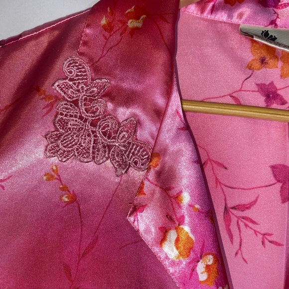 La Fleur Floral Silky Sleeveless Pajama Top Size 1X - Picture 4 of 6